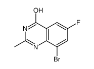 8-Bromo-6-fluoro-2-methylquinazolin-4(3H)-one Structure