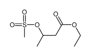 ethyl 3-methylsulfonyloxybutanoate Structure