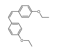 (Z)-1,2-bis(4-ethoxyphenyl)ethene Structure