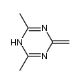 2,6-dimethyl-4-methylene-1,4-dihydro-1,3,5-triazine Structure