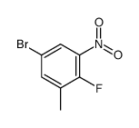 5-溴-2-氟-1-甲基-3-硝基苯结构式