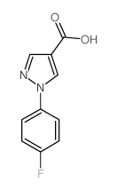 1-(4-Fluorophenyl)-1H-pyrazole-4-carboxylic acid Structure