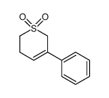 5-phenyl-3,6-dihydro-2H-thiopyran 1,1-dioxide Structure