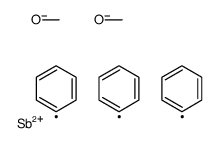 dimethoxy(triphenyl)-λ5-stibane Structure