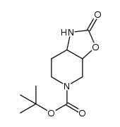 tert-butyl 2-oxohexahydrooxazolo[5,4-c]pyridine-5(2H)-carboxylate结构式