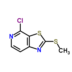 4-Chloro-2-(Methylthio)thiazolo[5,4-c]pyridine结构式