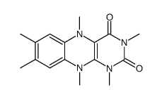 1,3,5,7,8,10-hexamethyl-5,10-dihydro-1H-benzo[g]pteridine-2,4-dione结构式