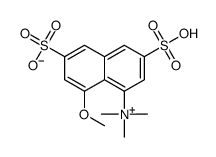 5-methoxy-7-sulfo-4-(trimethylazaniumyl)naphthalene-2-sulfonate Structure