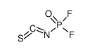 Phosphoryl-difluorid-isothiocyanat Structure