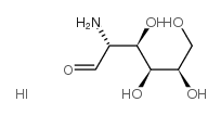 (2R,3R,4R,5S,6R)-3-amino-6-(hydroxymethyl)oxane-2,4,5-triol,hydroiodide结构式