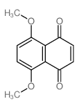 1,4-Naphthalenedione,5,8-dimethoxy- Structure