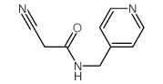 Acetamide,2-cyano-N-(4-pyridinylmethyl)- Structure