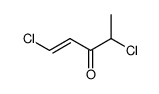 1-Penten-3-one,1,4-dichloro-结构式