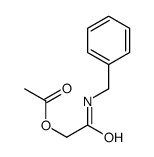 [2-(benzylamino)-2-oxoethyl] acetate Structure