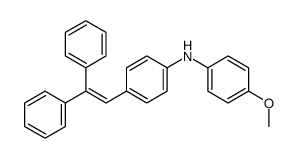 4-(2,2-diphenylethenyl)-N-(4-methoxyphenyl)aniline Structure