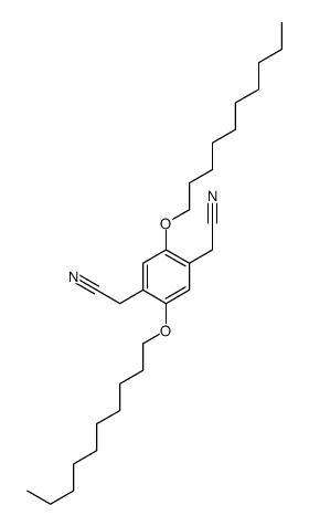 2-[4-(cyanomethyl)-2,5-didecoxyphenyl]acetonitrile Structure