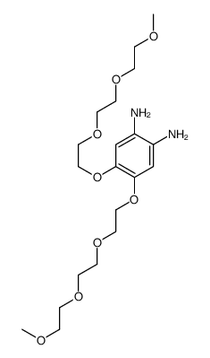 4,5-bis[2-[2-(2-methoxyethoxy)ethoxy]ethoxy]benzene-1,2-diamine Structure