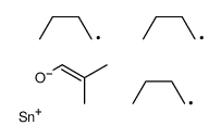 tributyl(2-methylprop-1-enoxy)stannane结构式
