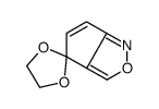 Spiro[4H-cyclopent[c]isoxazole-4,2-[1,3]dioxolane] (9CI)结构式