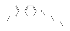 4-pentyloxy-benzoic acid ethyl ester Structure