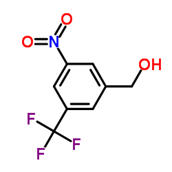 (3-硝基-5-(三氟甲基)苯基)甲醇结构式