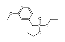 4-(diethoxyphosphorylmethyl)-2-methoxypyridine结构式