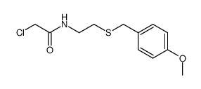 2-chloro N-[2-(4-methoxybenzyl-sulfanyl)-ethyl]acetamide结构式