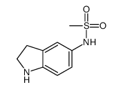 N-(2,3-dihydro-1H-indol-5-yl)methanesulfonamide结构式