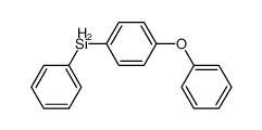 (4-phenoxy-phenyl)-phenyl-silane结构式