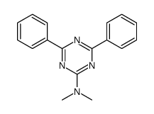 N,N-dimethyl-4,6-diphenyl-1,3,5-triazin-2-amine Structure