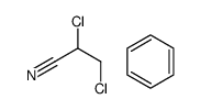 2,3-Dichloropropanenitrile-benzene (1:1) Structure