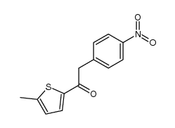 1-(5-methylthiophen-2-yl)-2-(4-nitrophenyl)ethanone Structure