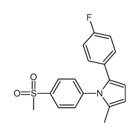 2-(4-fluorophenyl)-5-methyl-1-(4-methylsulfonylphenyl)pyrrole Structure