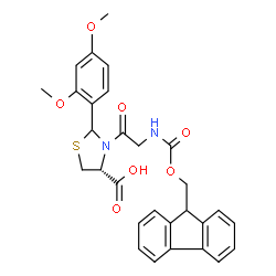 Fmoc-Gly-Cys(Psi(Dmp,H)pro)-OH structure