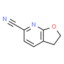 Furo[2,3-b]pyridine-6-carbonitrile, 2,3-dihydro- (9CI) structure