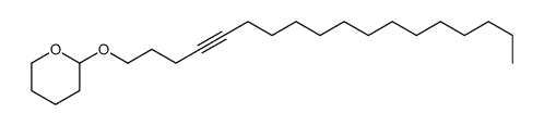 2-octadec-4-ynoxyoxane Structure