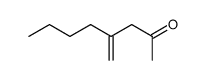 2-Octanone, 4-methylene- (9CI) Structure