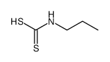 N-propyldithiocarbamic acid Structure