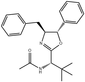 N-((S)-1-((4S,5S)-4-Benzyl-5-phenyl-4,5-dihydrooxazol-2-yl)-2,2-dimethylpropyl)acetamide picture