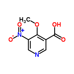 4-Methoxy-5-nitronicotinic acid Structure