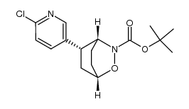 (1S,4R,5R)-tert-butyl 5-(6-chloropyridin-3-yl)-2-oxa-3-azabicyclo[2.2.2]octane-3-carboxylate结构式