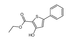 ethyl 3-hydroxy-5-phenylthiophene-2-carboxylate Structure