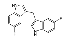 5,5'-difluoro-3,3'-methanediyl-bis-indole Structure