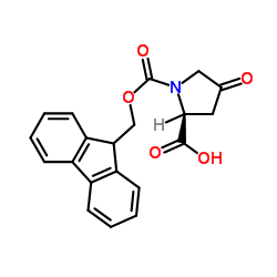 (S)-1-(((9H-芴-9-基)甲氧基)羰基)-4-氧吡咯烷-2-羧酸图片