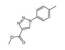 methyl 1-(4-methylphenyl)-1H-1,2,3-triazole-4-carboxylate结构式