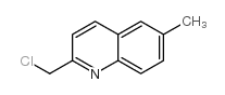 2-(氯甲基)-6-甲基喹啉结构式