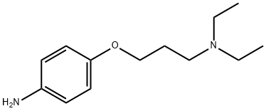 n-[3-(4-aminophenoxy)propyl]-n,n-diethylamine structure