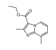 2,8-二甲基咪唑并[1,2-a]吡啶-3-羧酸乙酯结构式