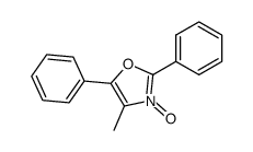4-Methyl-2,5-diphenyloxazole N-oxide结构式