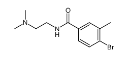 4-bromo-N-(2-(dimethylamino)ethyl)-3-methylbenzamide Structure